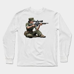 Sniper Girl Long Sleeve T-Shirt